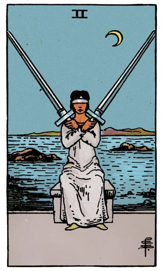 Kılıç İkilisi (Two of Swords)