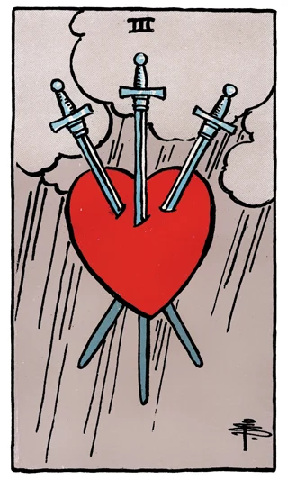 Kılıç Üçlüsü (Three of Swords)