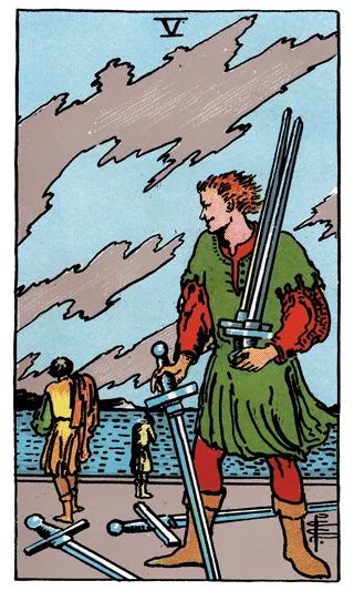 Kılıç Beşlisi (Five of Swords)