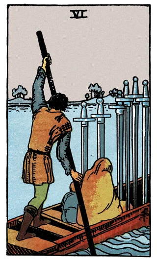 Kılıç Altılısı (Six of Swords)