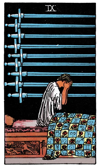 Kılıç Dokuzlusu (Nine of Swords)