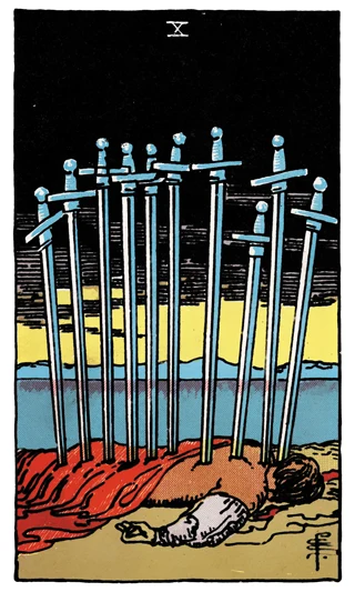 Kılıç Onlusu (Ten of Swords)